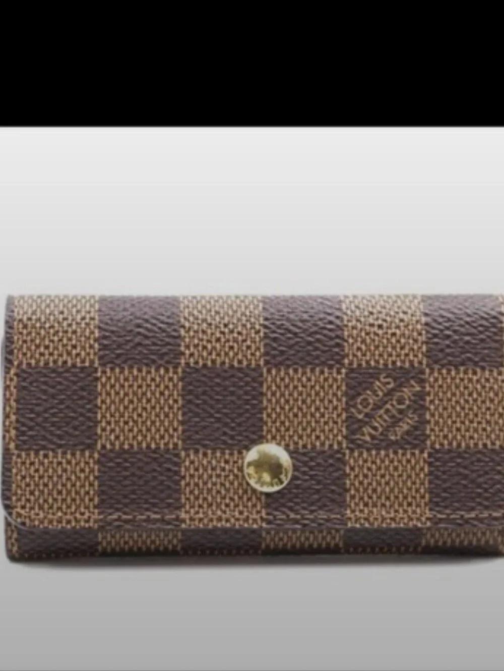 Louis Vuitton Brown Damier Canvas Key Holder